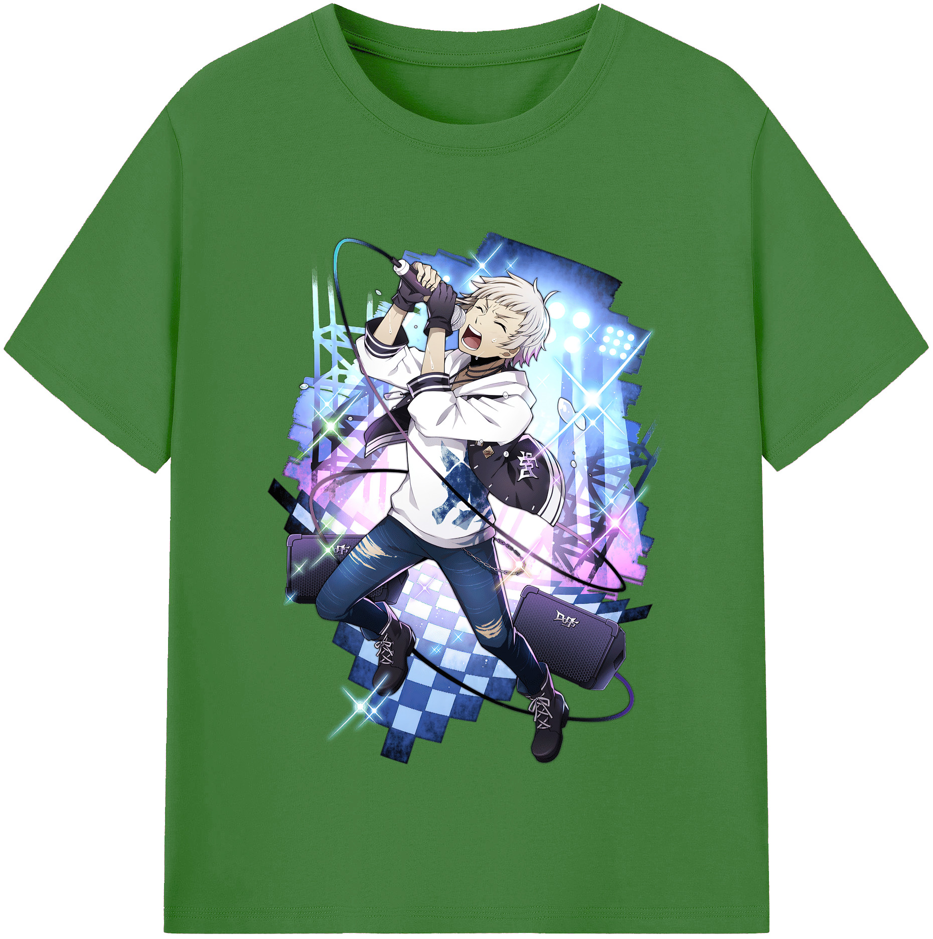 （画像用） 文豪ストレイドッグス Bungo Stray Dogs レディースカジュアルプリントTシャツ（綿100％）